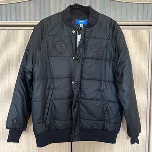 ADIDAS BROOKLYN NETS BOMBER JACKET